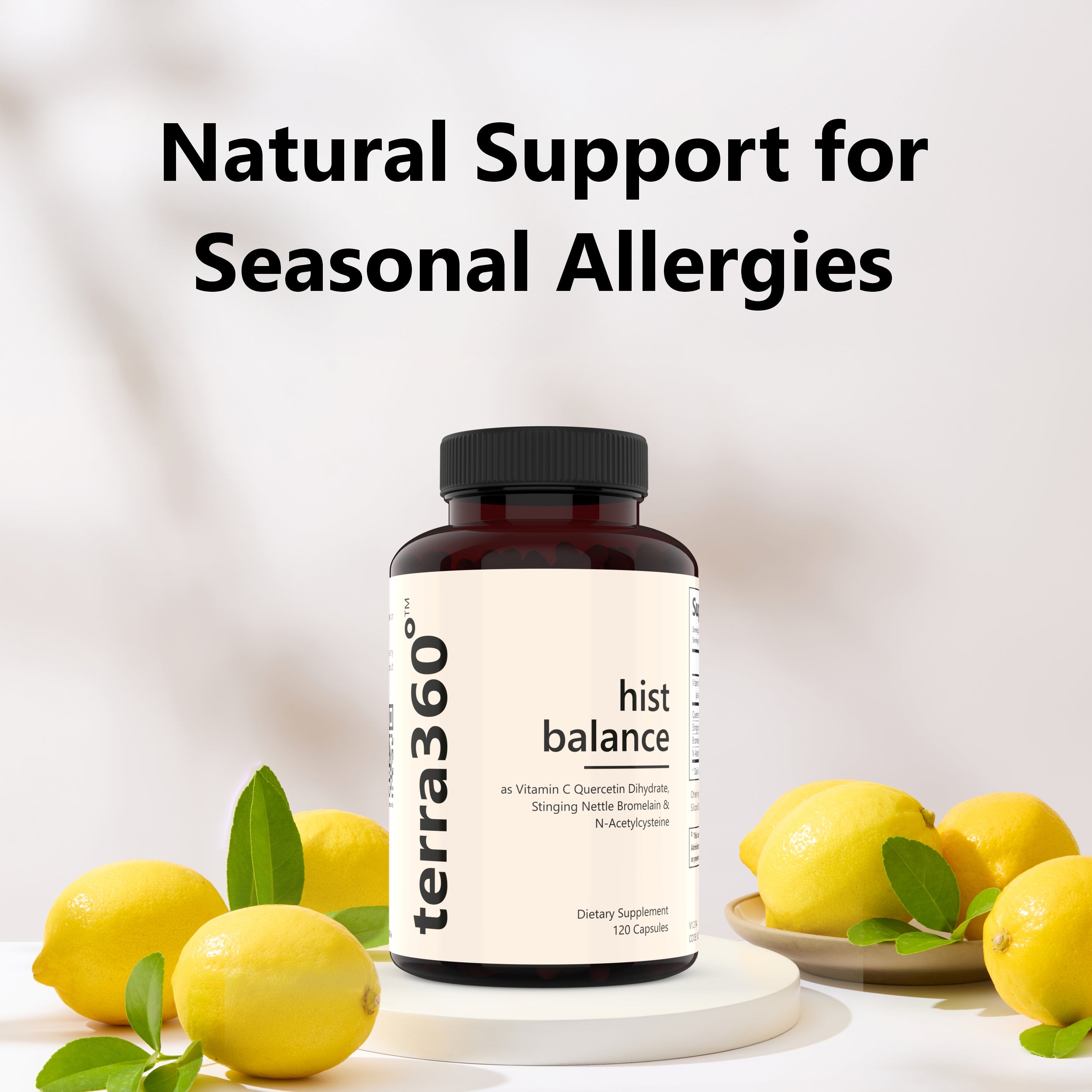 Terra360° Hist Balance - (Pack of 3) Allergy & Immune Support (120 Capsules)