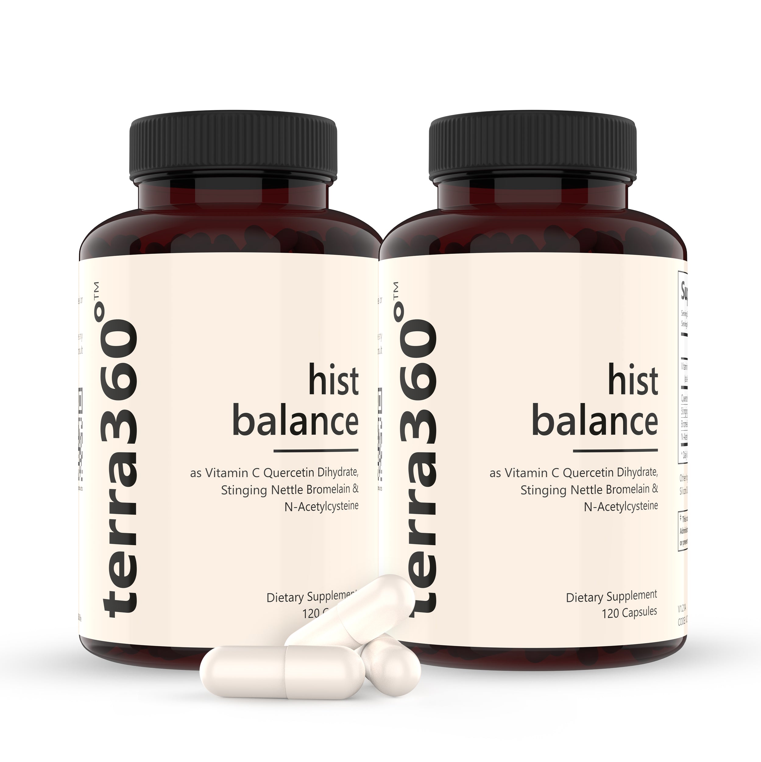 Terra360° Hist Balance - (Pack of 2 )Allergy & Immune Support (120 Capsules)