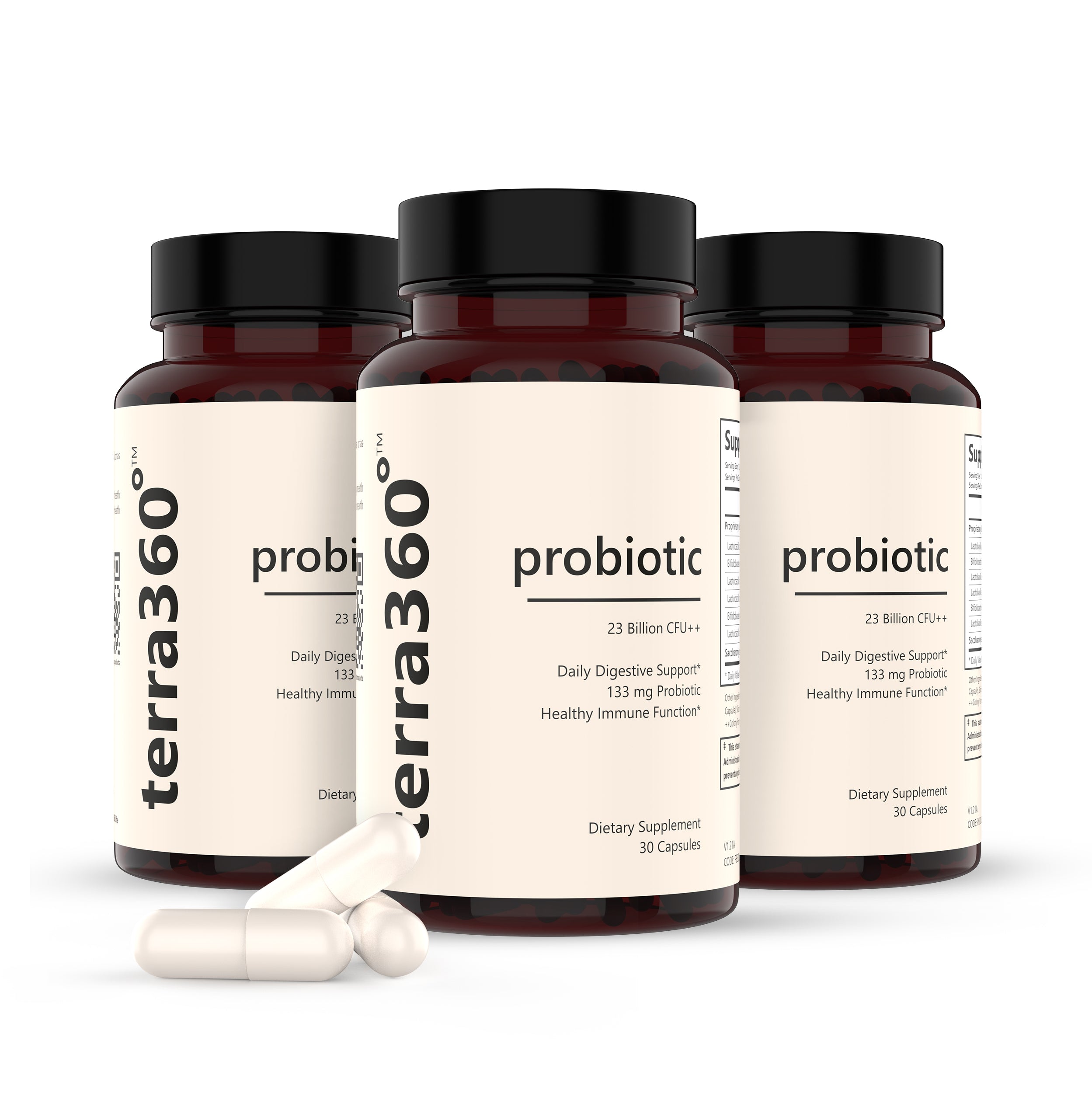terra360° Probiotic - Digestive & Immune Boost (90 Capsules)