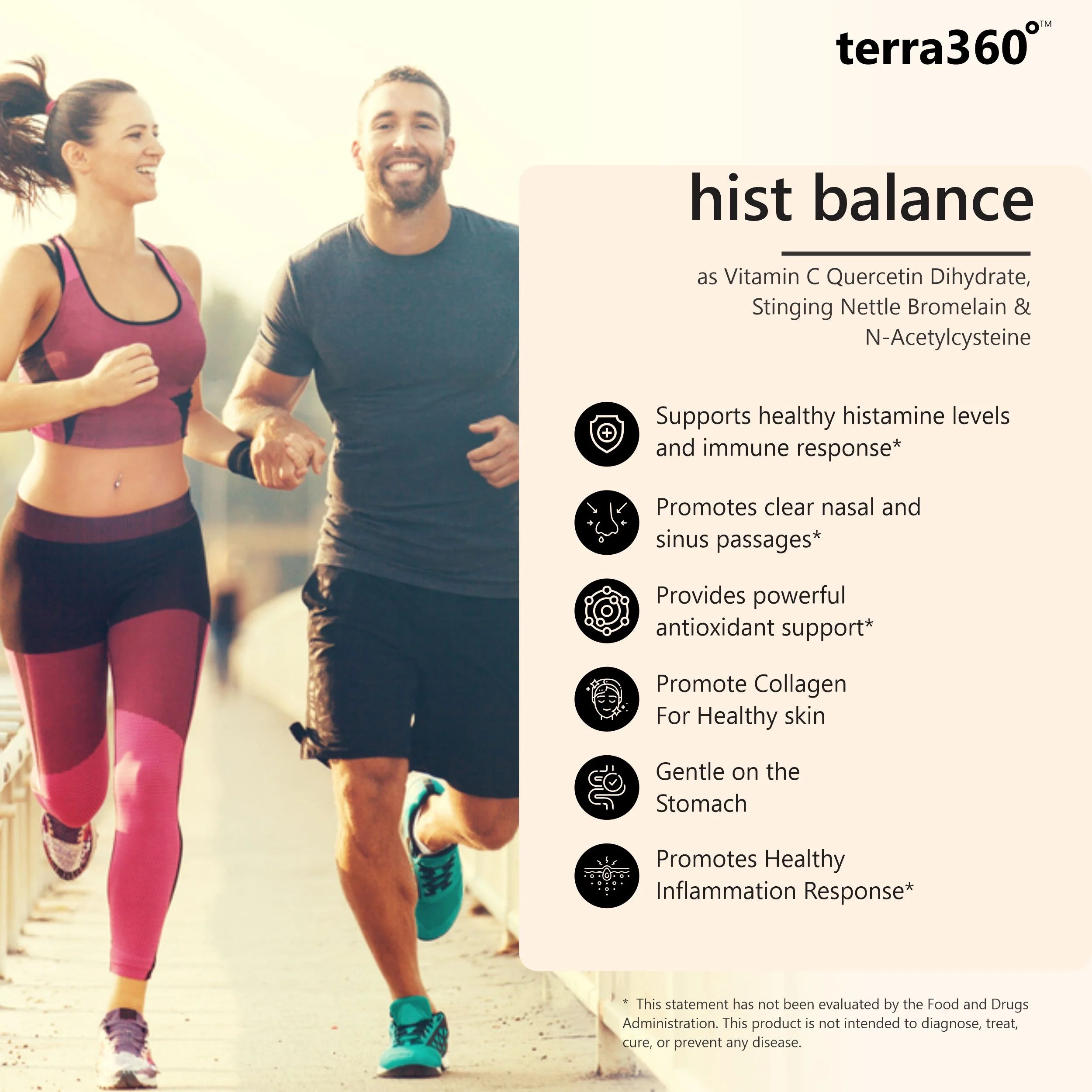 Terra360° Hist Balance - (Pack of 2 )Allergy & Immune Support (120 Capsules)