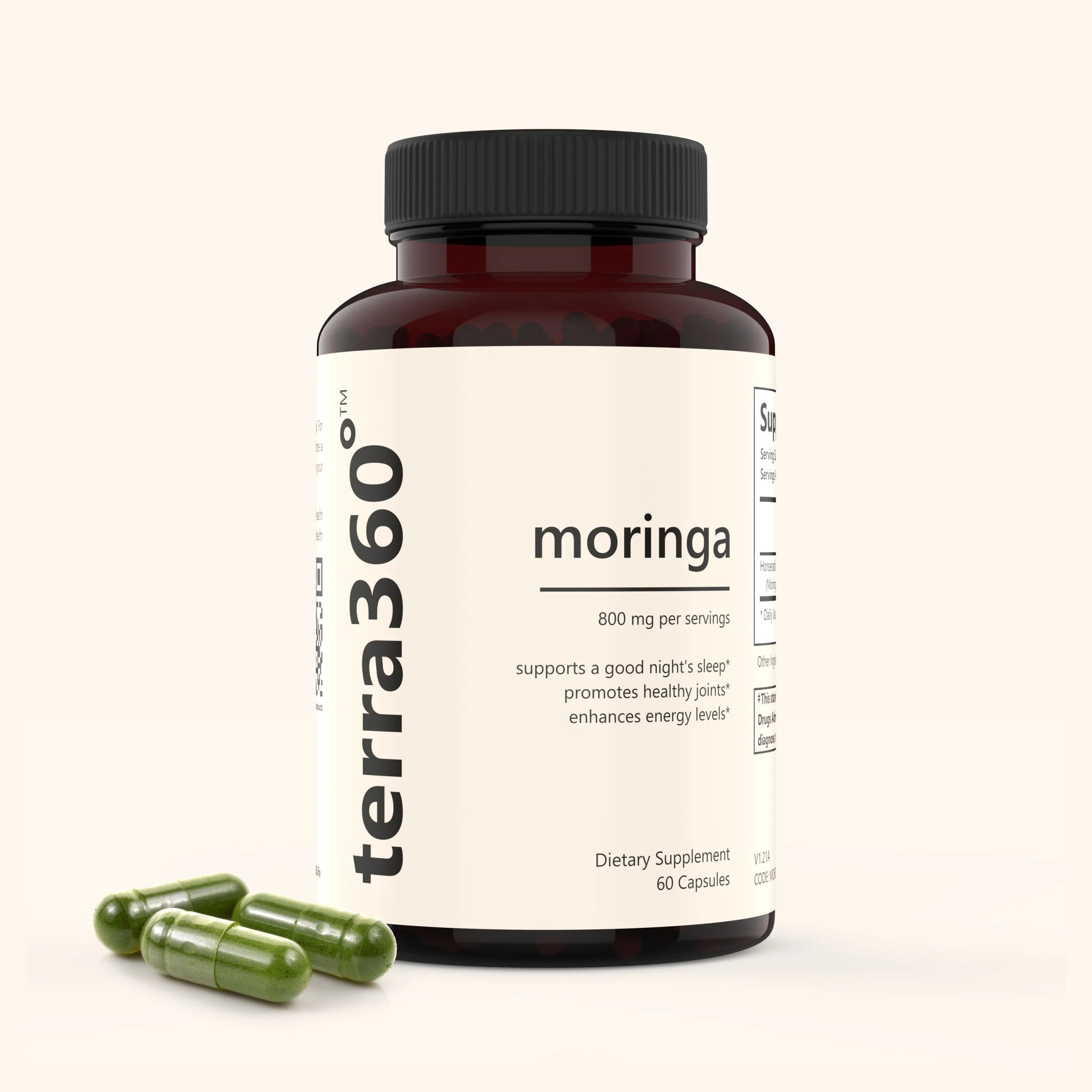 terra360° Moringa - Energy & Immune Support (60 Capsules)