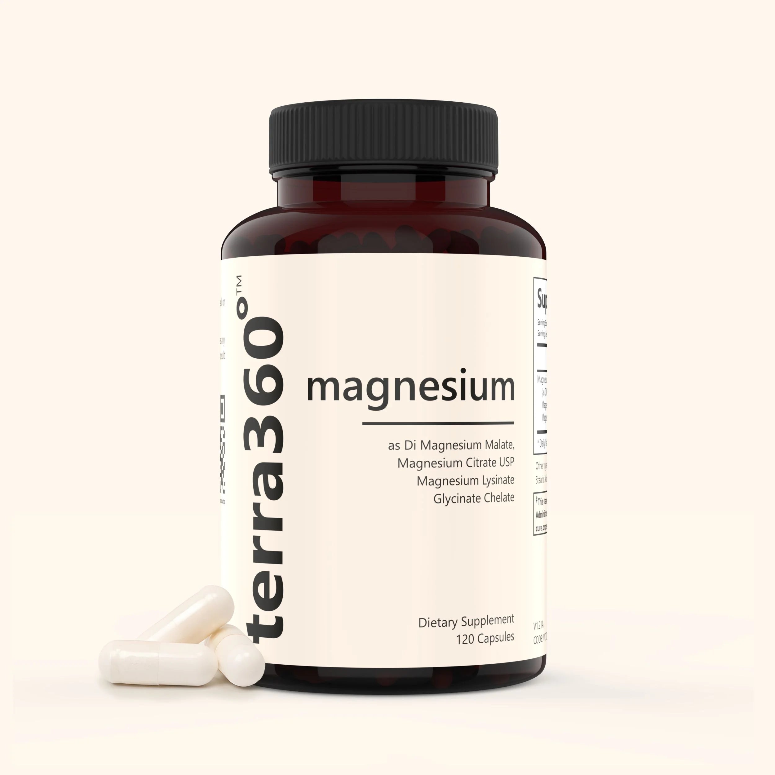 terra360° Magnesium Capsules - Heart, Muscle & Nerve Support